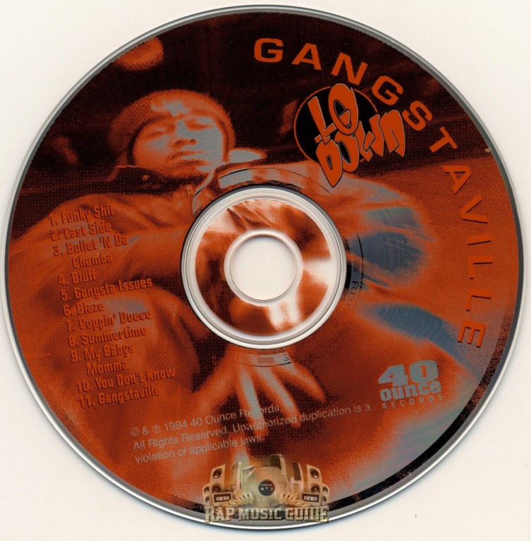 Lo Down - Gangstaville: 1st Press. CD | Rap Music Guide